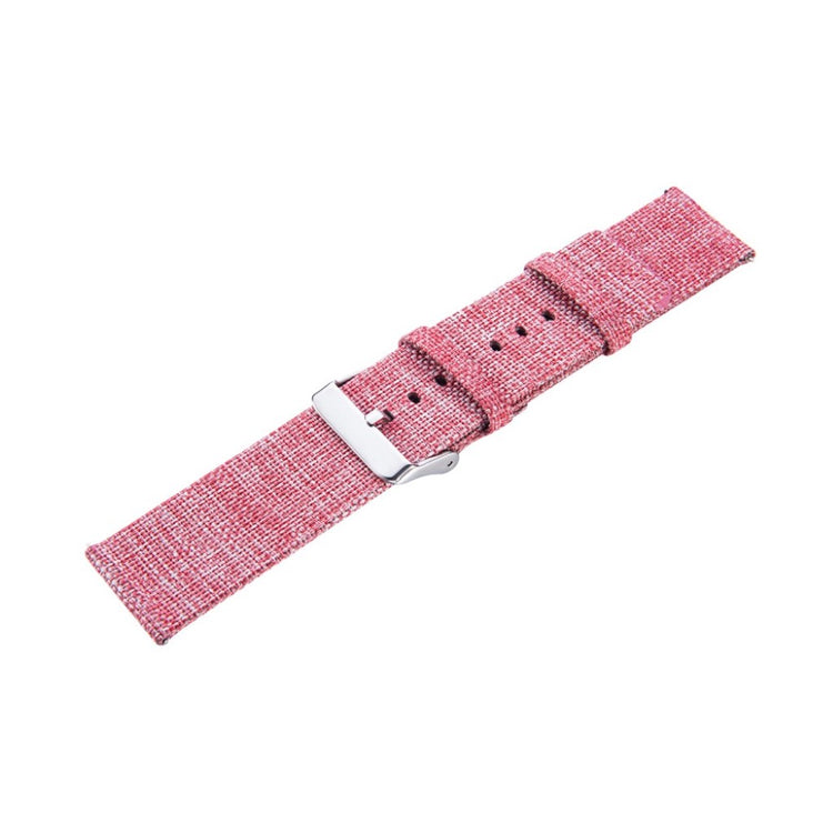 Super slidstærk Samsung Galaxy Watch Active Nylon Rem - Pink#serie_4