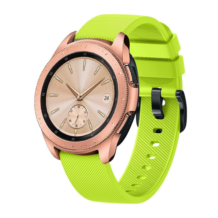 Mega holdbart Samsung Galaxy Watch Active Silikone Rem - Grøn#serie_5