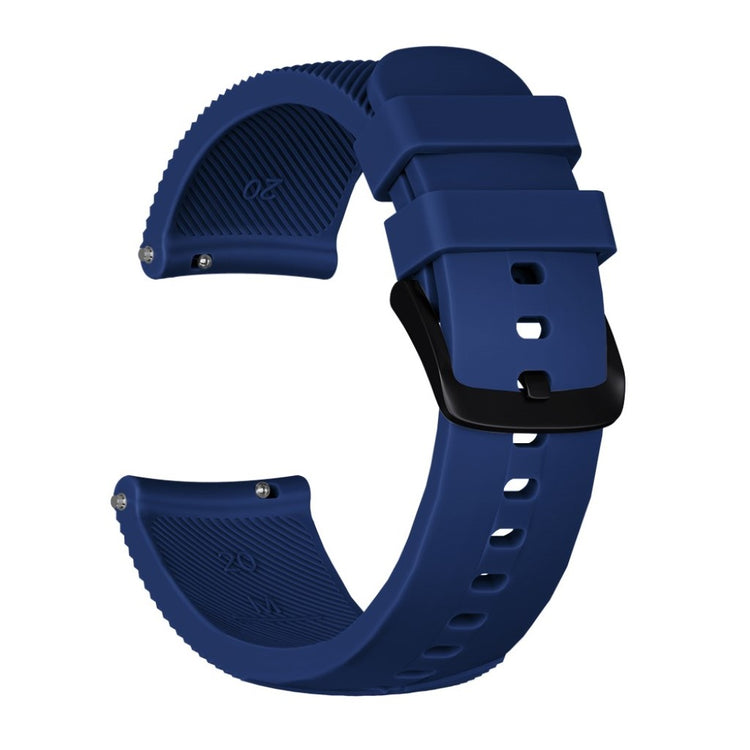 Mega holdbart Samsung Galaxy Watch Active Silikone Rem - Blå#serie_7