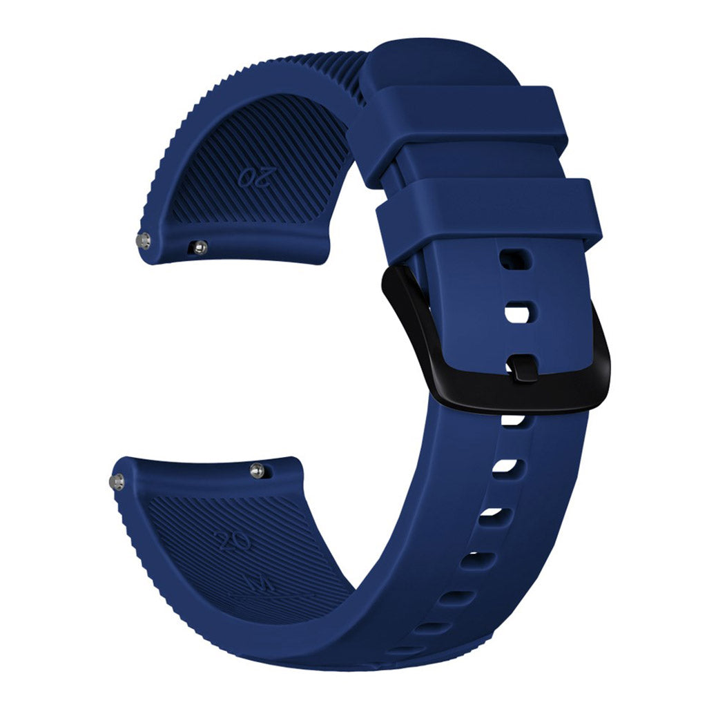 Mega holdbart Samsung Galaxy Watch Active Silikone Rem - Blå#serie_7