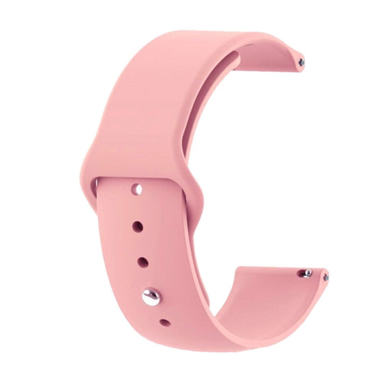 Rigtigt slidstærk Samsung Galaxy Watch Active Silikone Rem - Pink#serie_5