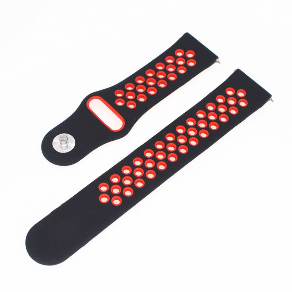 Super pænt Samsung Galaxy Watch Active Silikone Rem - Sort#serie_13
