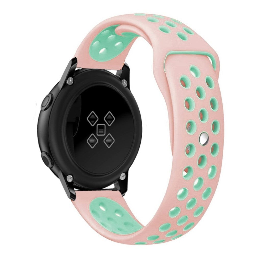 Super pænt Samsung Galaxy Watch Active Silikone Rem - Flerfarvet#serie_3