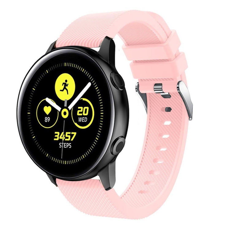 Meget cool Samsung Galaxy Watch Active Silikone Rem - Pink#serie_4