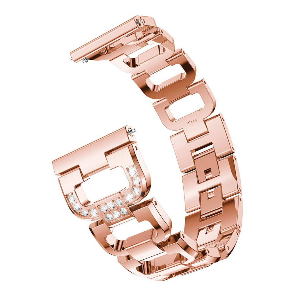 Cool Samsung Galaxy Watch Active Metal og Rhinsten Rem - Pink#serie_3