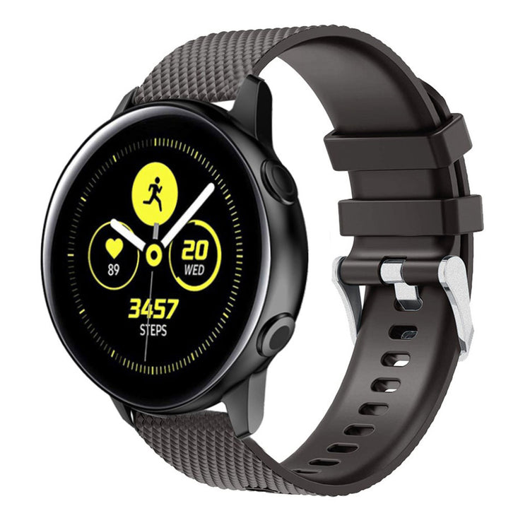 Yndigt Samsung Galaxy Watch Active Silikone Rem - Sort#serie_4