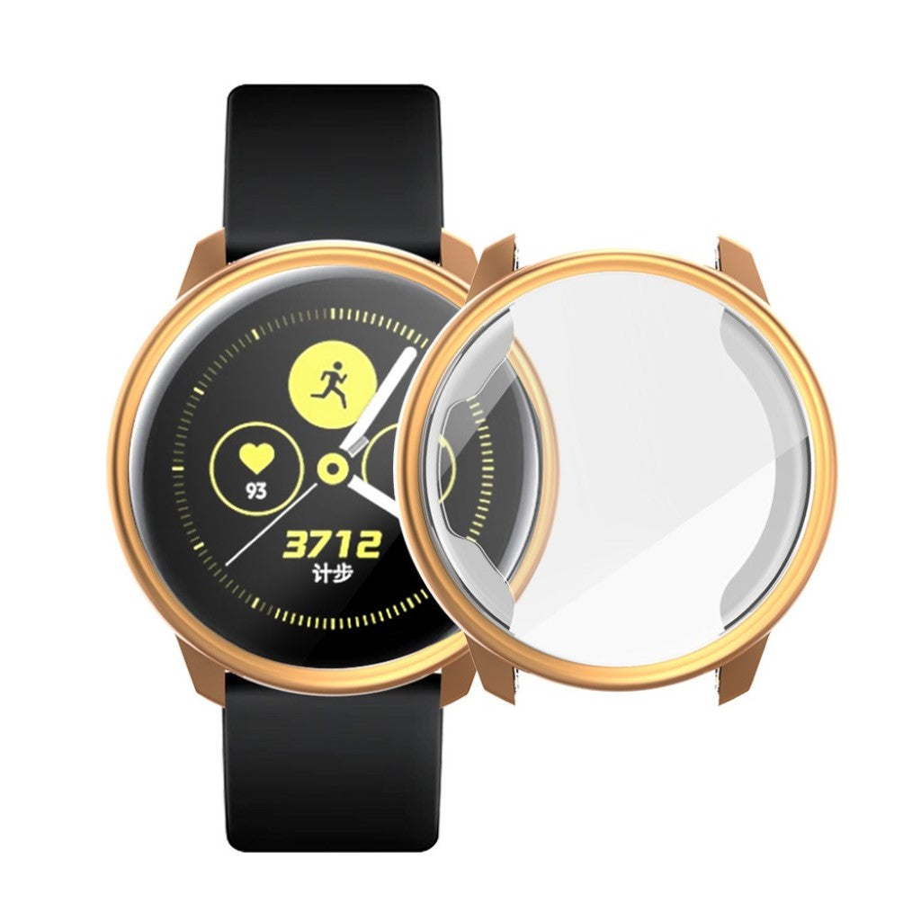 Beskyttende Samsung Galaxy Watch Active Silikone Cover - Beige#serie_7