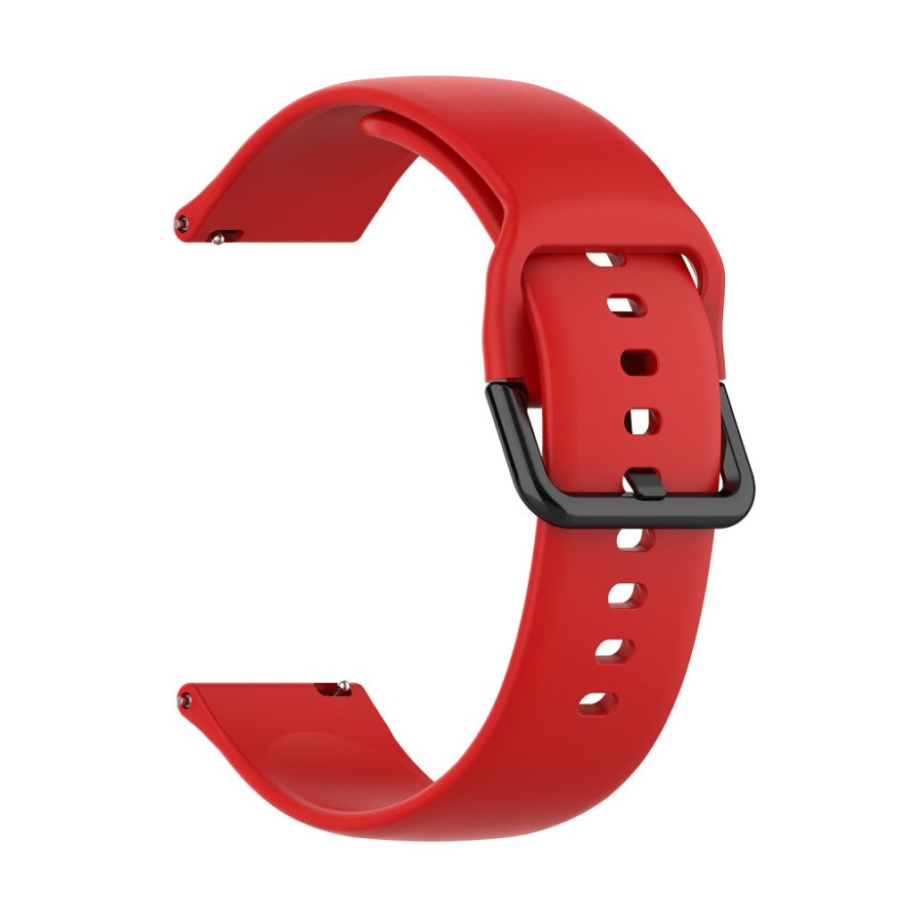 Tidsløst Samsung Galaxy Watch Active Silikone Rem - Rød#serie_3