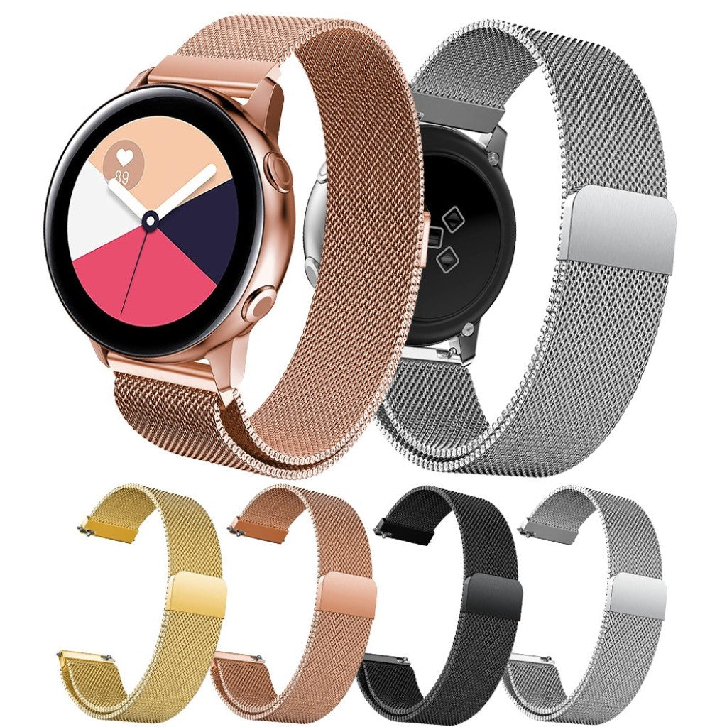 Mega fed Samsung Galaxy Watch Active Metal Rem - Pink#serie_1