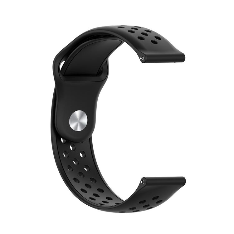  Samsung Galaxy Watch Active / Samsung Gear S2 Silikone Rem - Sort#serie_1