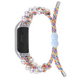Super Flot Rhinsten Og Nylon Rem passer til Samsung Galaxy Fit-e