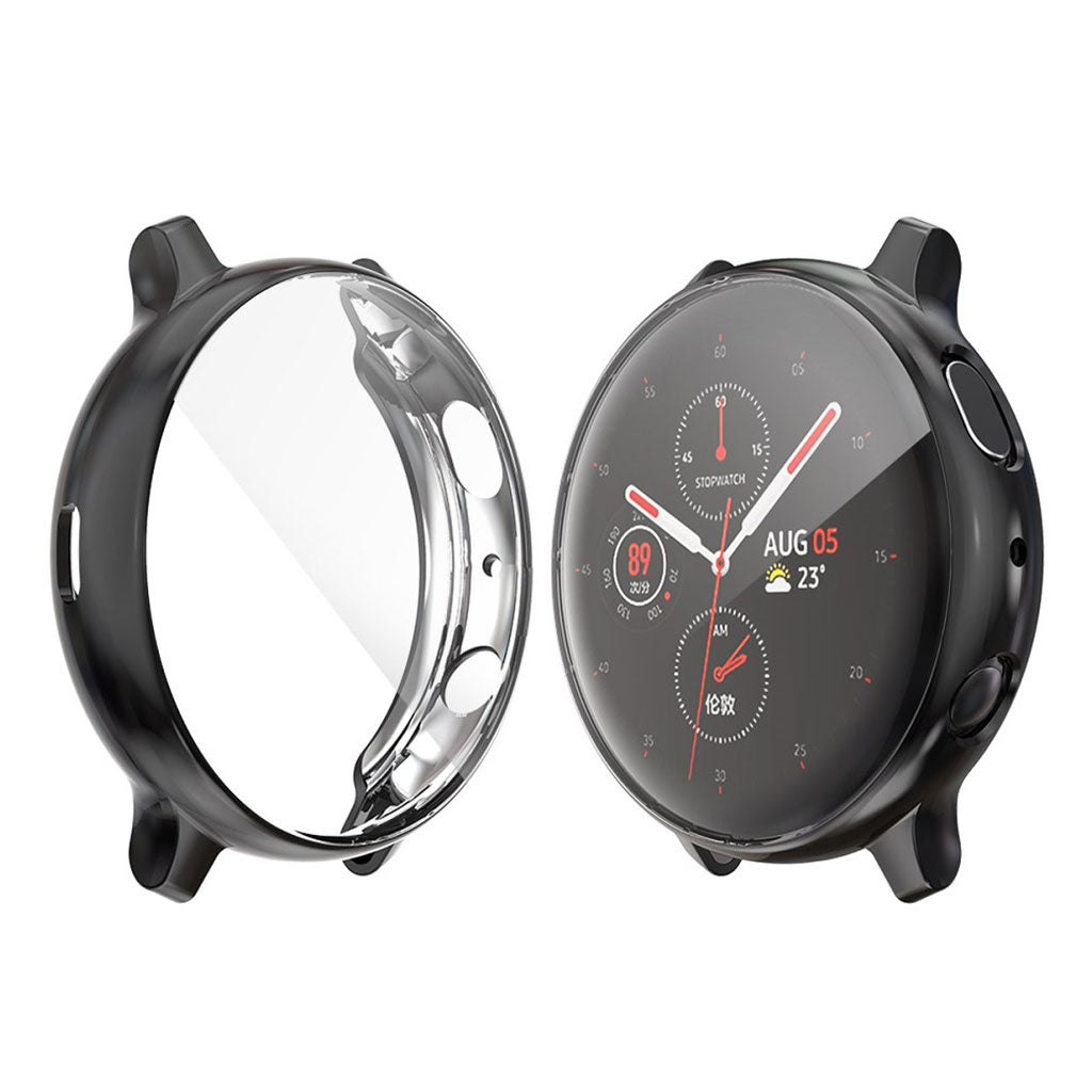Super Pænt Samsung Galaxy Watch Active 2 - 40mm Silikone Cover - Sort#serie_1