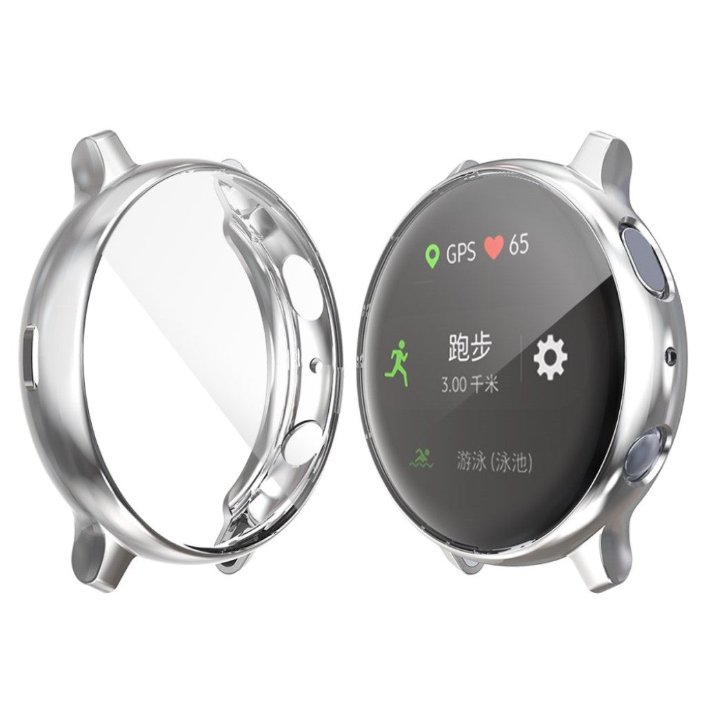 Meget Godt Samsung Galaxy Watch Active 2 - 40mm Silikone Cover - Sølv#serie_3