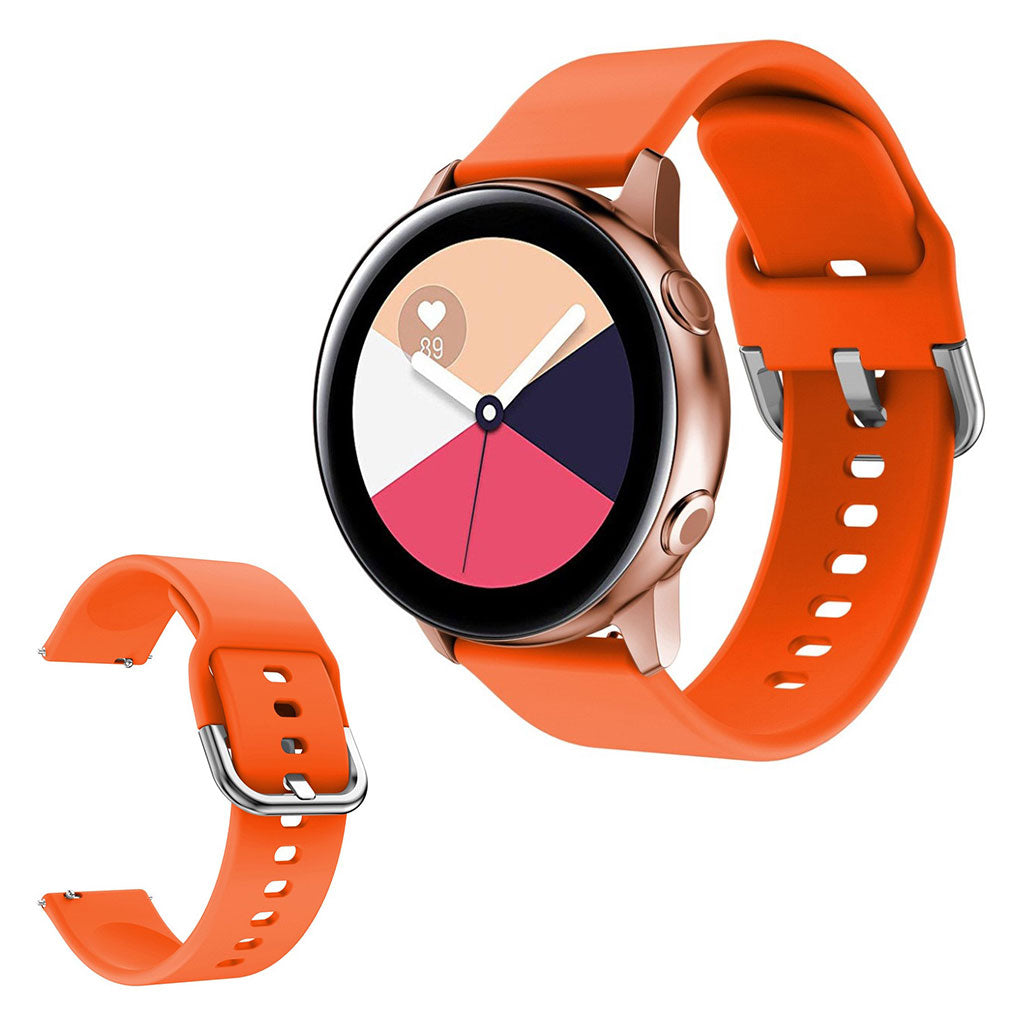  Samsung Galaxy Watch Active 2 - 40mm / Samsung Galaxy Watch Active Silikone Rem - Orange#serie_6