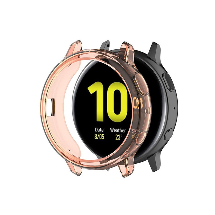 Samsung Galaxy Watch Active 2 - 44mm Holdbar Silikone Bumper  - Orange#serie_1