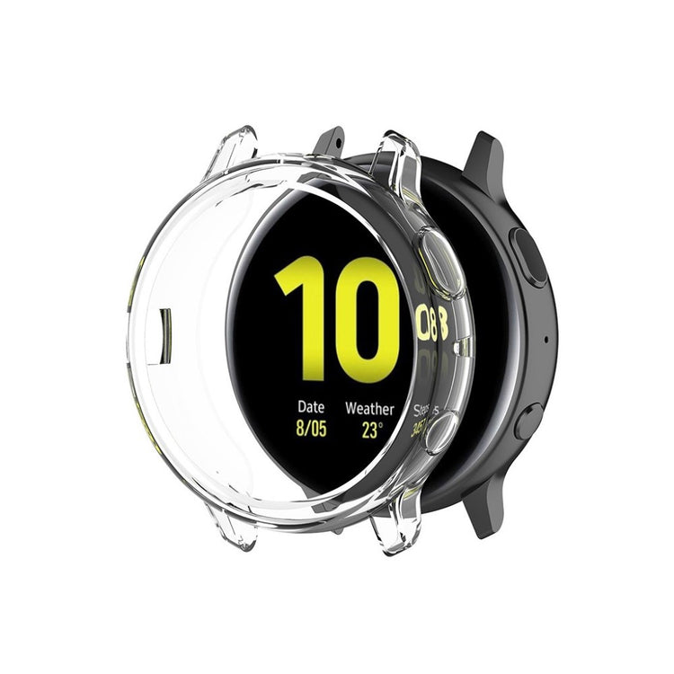 Samsung Galaxy Watch Active 2 - 44mm Holdbar Silikone Bumper  - Gennemsigtig#serie_3