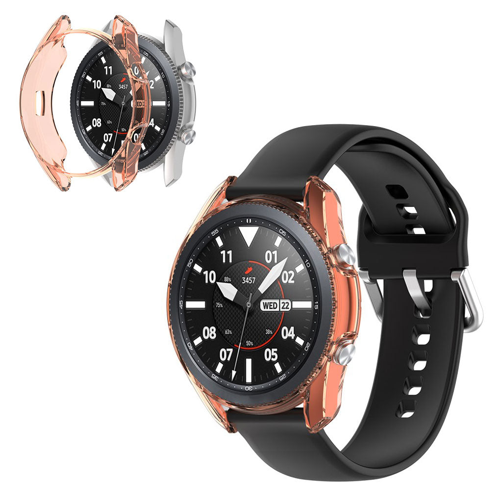 Rigtigt Flot Samsung Galaxy Watch 3 (45mm) Silikone Cover - Orange#serie_1