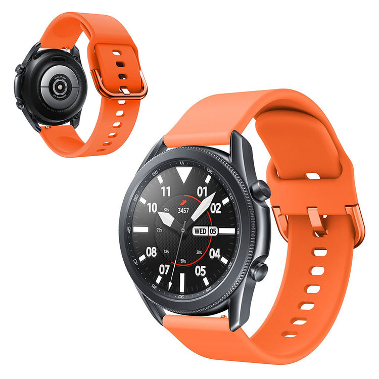 Vildt elegant Samsung Galaxy Watch 3 (45mm) Silikone Rem - Orange#serie_3
