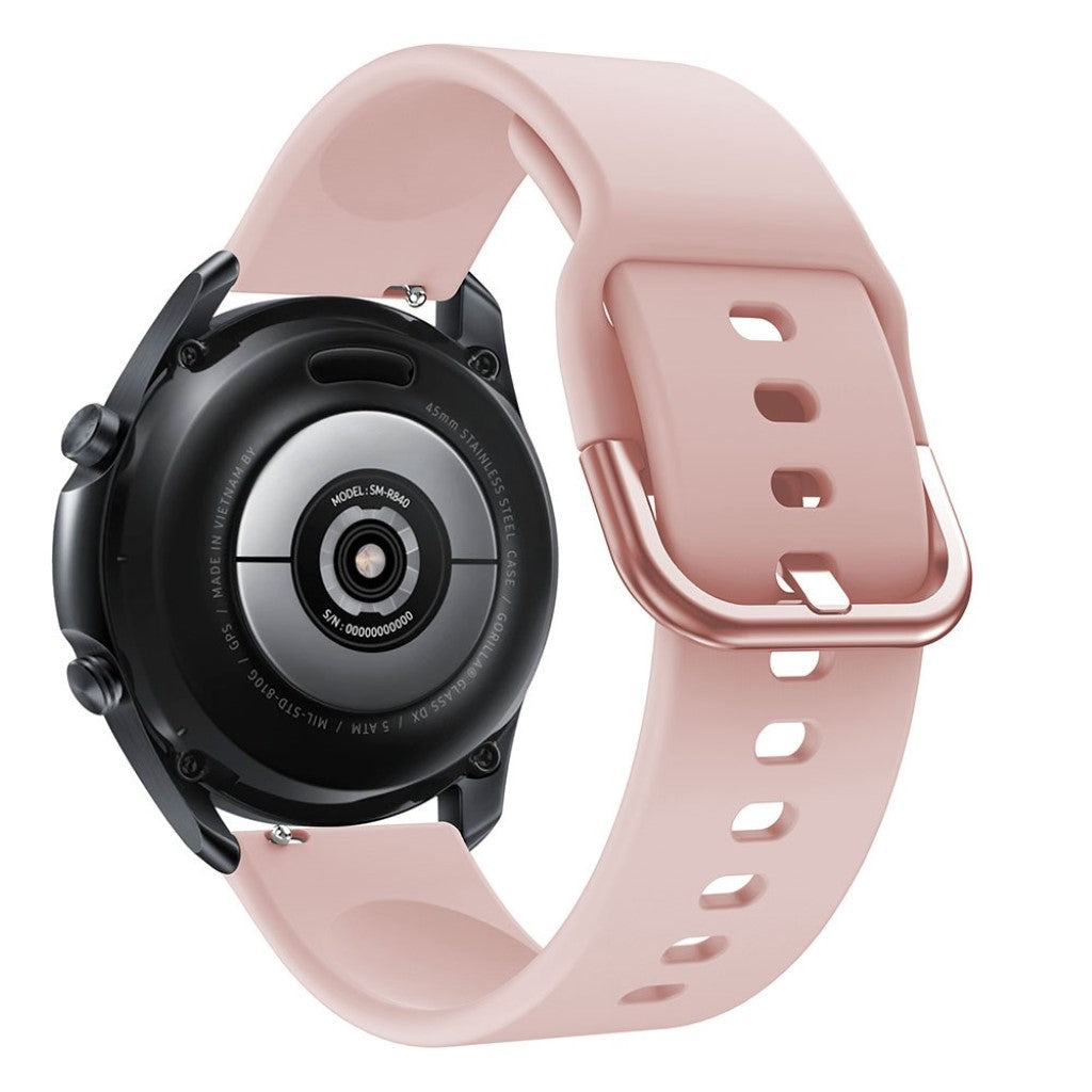 Vildt elegant Samsung Galaxy Watch 3 (45mm) Silikone Rem - Pink#serie_4