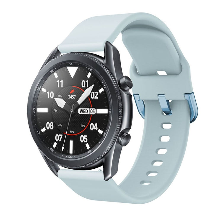 Vildt elegant Samsung Galaxy Watch 3 (45mm) Silikone Rem - Blå#serie_8