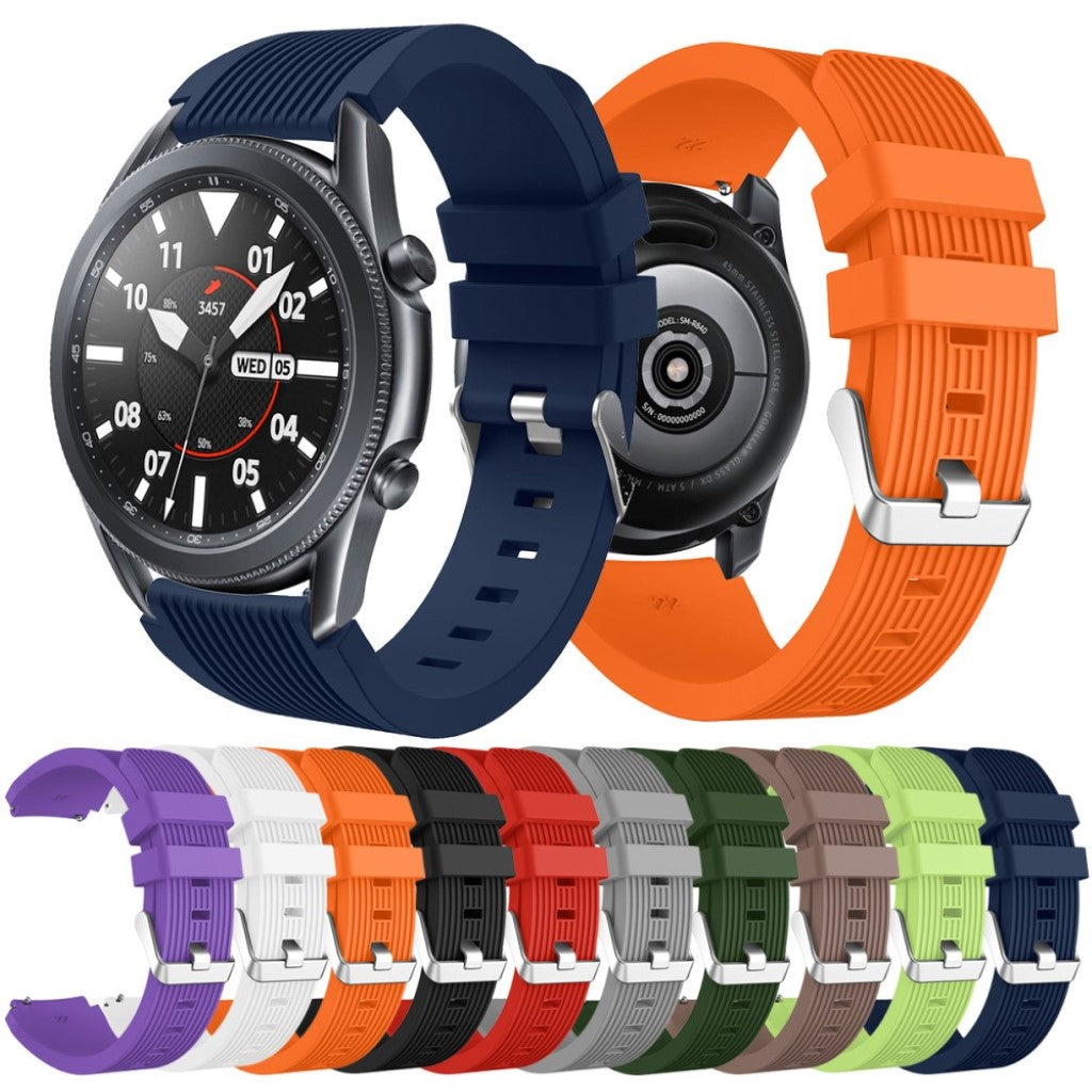 Super sejt Samsung Galaxy Watch 3 (45mm) Silikone Rem - Sort#serie_1