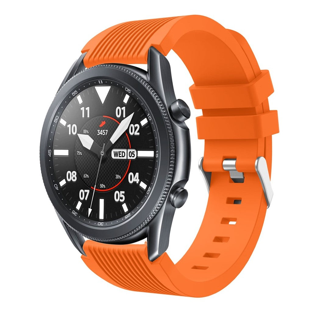 Super sejt Samsung Galaxy Watch 3 (45mm) Silikone Rem - Orange#serie_3