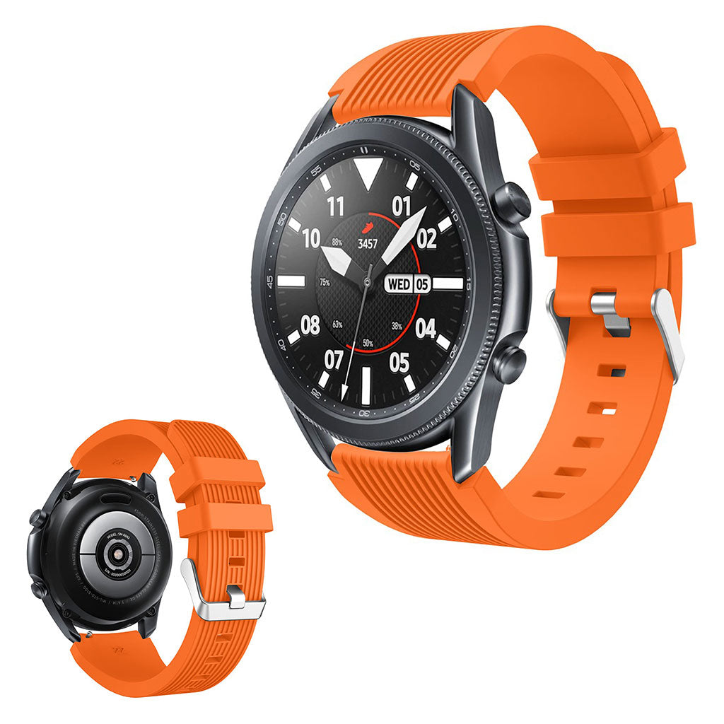 Super sejt Samsung Galaxy Watch 3 (45mm) Silikone Rem - Orange#serie_3
