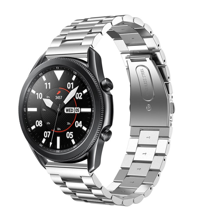 Helt vildt pænt Samsung Galaxy Watch 3 (45mm) Metal Rem - Sølv#serie_9