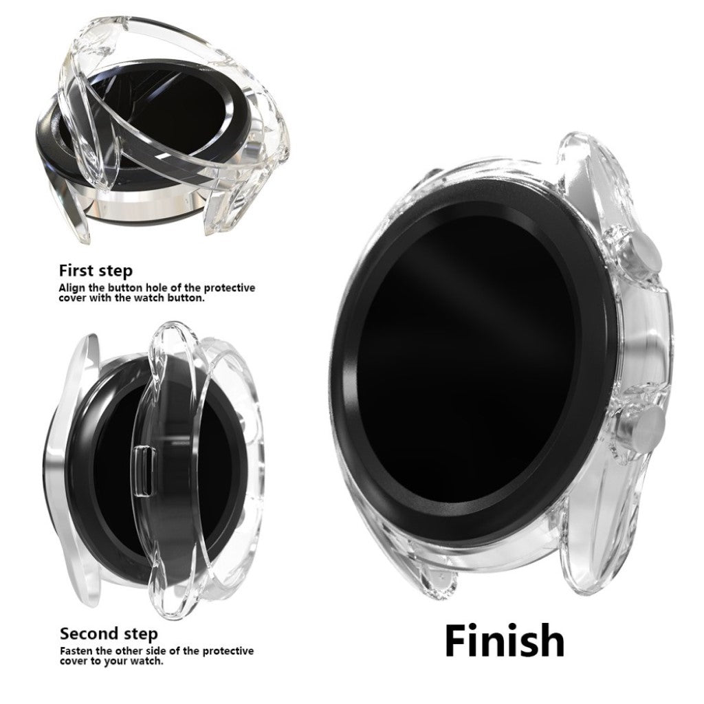Fint Samsung Galaxy Watch 3 (45mm) Silikone Cover - Gennemsigtig#serie_7