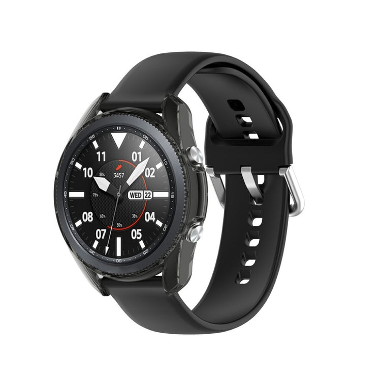Meget Fint Samsung Galaxy Watch 3 (45mm) Silikone Cover - Sort#serie_2