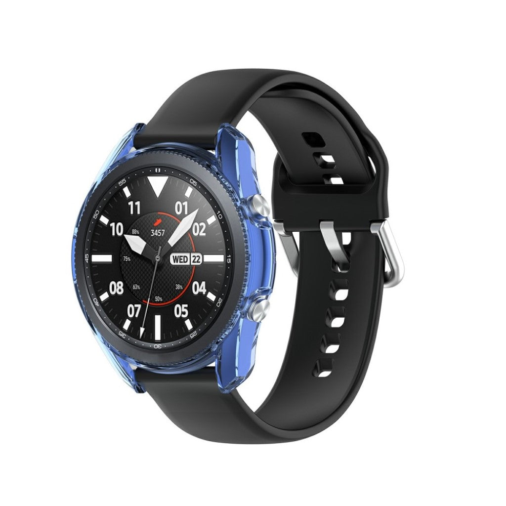 Meget Fint Samsung Galaxy Watch 3 (45mm) Silikone Cover - Blå#serie_3
