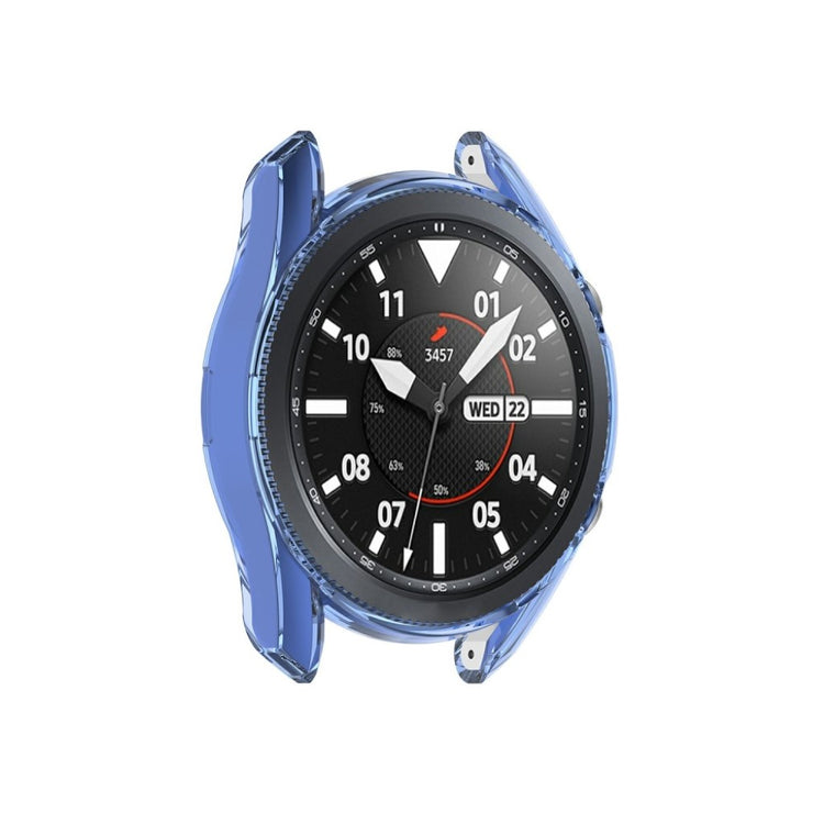 Meget Fint Samsung Galaxy Watch 3 (45mm) Silikone Cover - Blå#serie_3