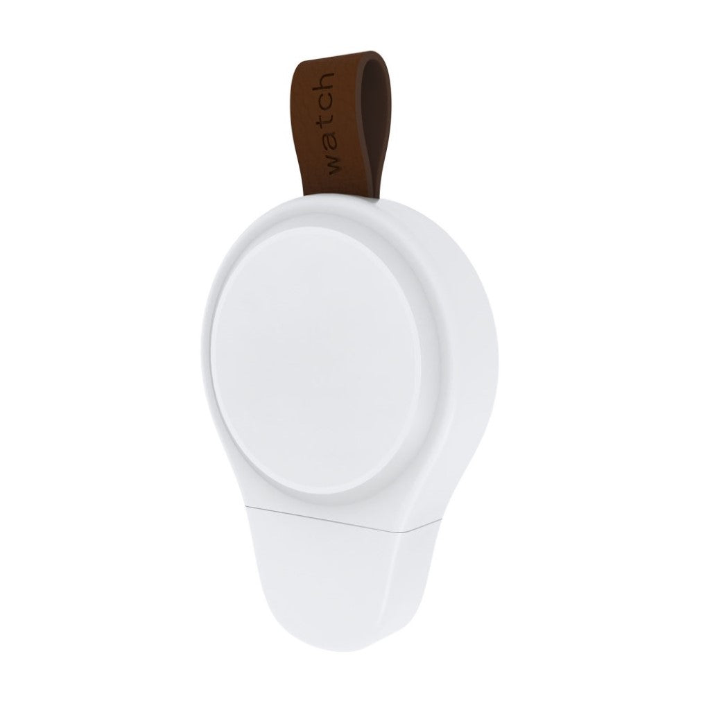Plastik Universal Samsung Smartwatch Trådløs  Ladestation - Hvid#serie_2
