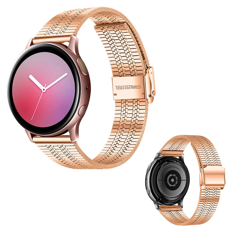  Samsung Galaxy Watch 3 (45mm) / Samsung Galaxy Watch (46mm) Metal Rem - Pink#serie_3