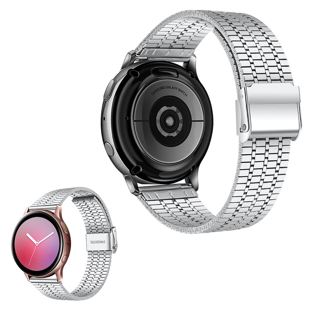  Samsung Galaxy Watch 3 (45mm) / Samsung Galaxy Watch (46mm) Metal Rem - Sølv#serie_1