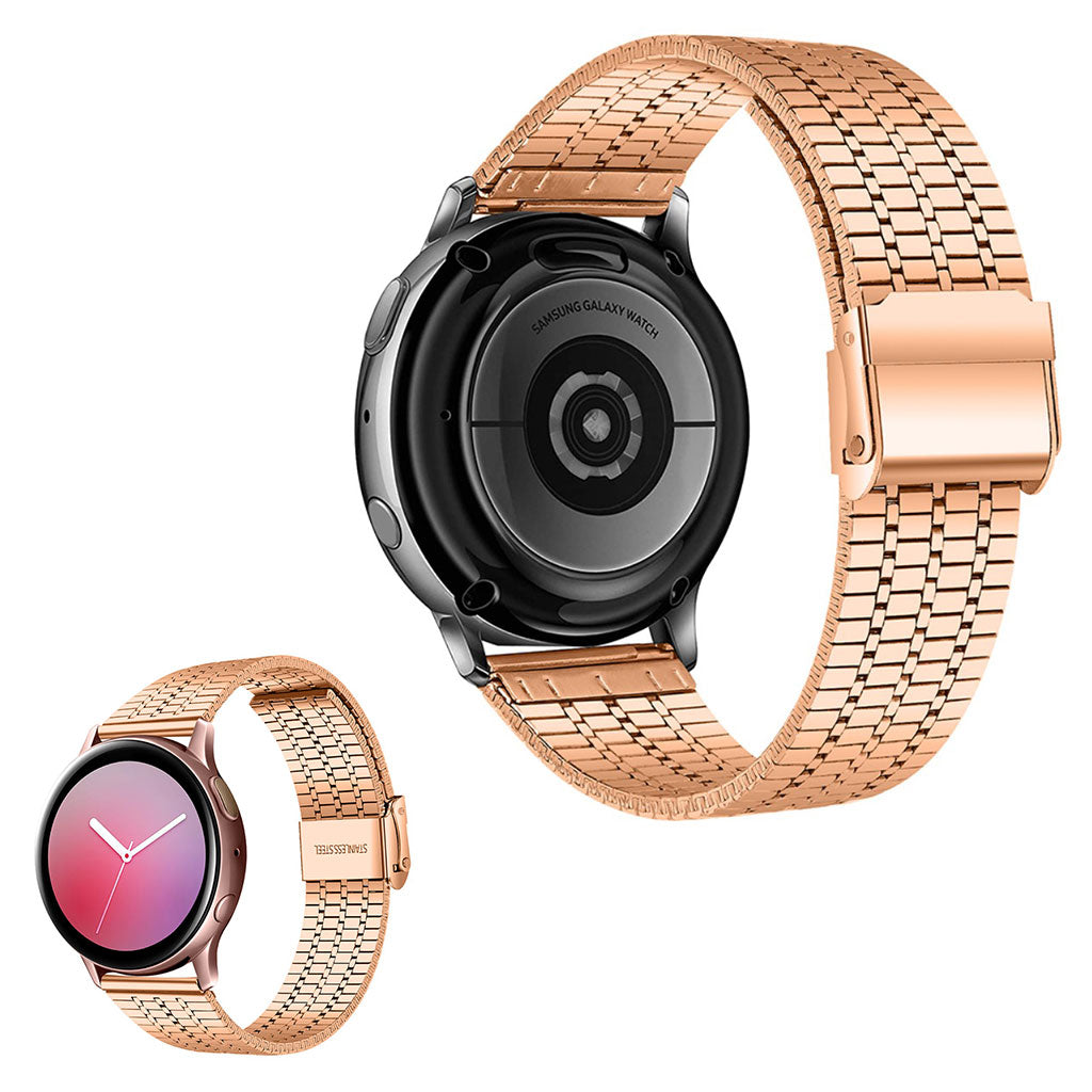  Samsung Galaxy Watch 3 (45mm) / Samsung Galaxy Watch (46mm) Metal Rem - Pink#serie_3