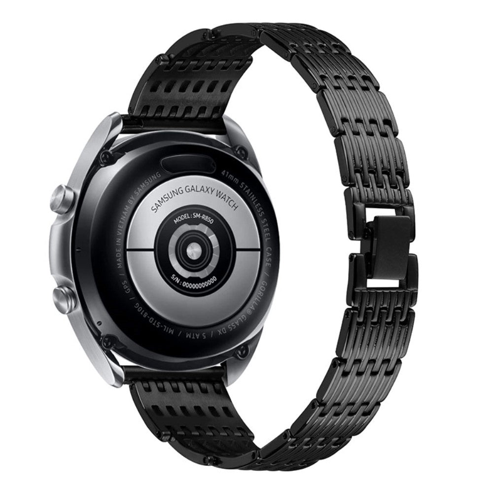  Samsung Galaxy Watch 3 (45mm) / Samsung Galaxy Watch (46mm) Metal og Rhinsten Rem - Sort#serie_3