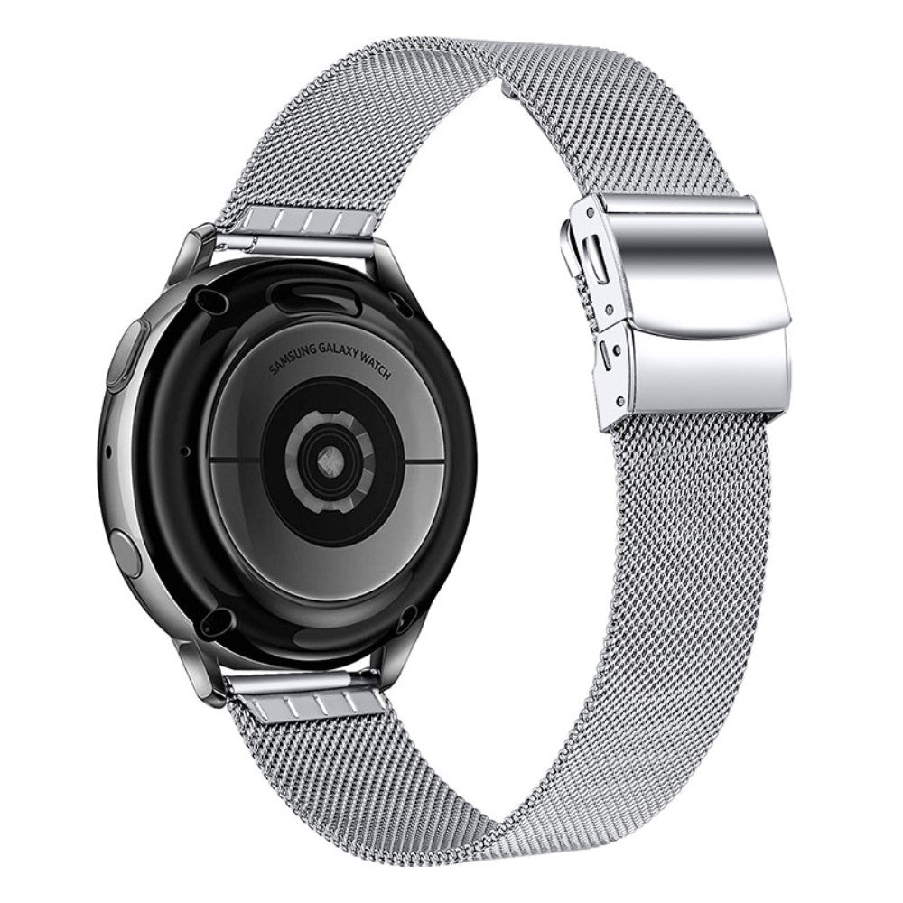Solid Samsung Galaxy Watch 3 (45mm) Metal og Rhinsten Rem - Sølv#serie_062