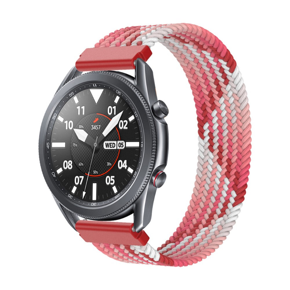 Rigtigt fantastisk Samsung Galaxy Watch 3 (45mm) Nylon Rem - Størrelse: L - Rød#serie_7