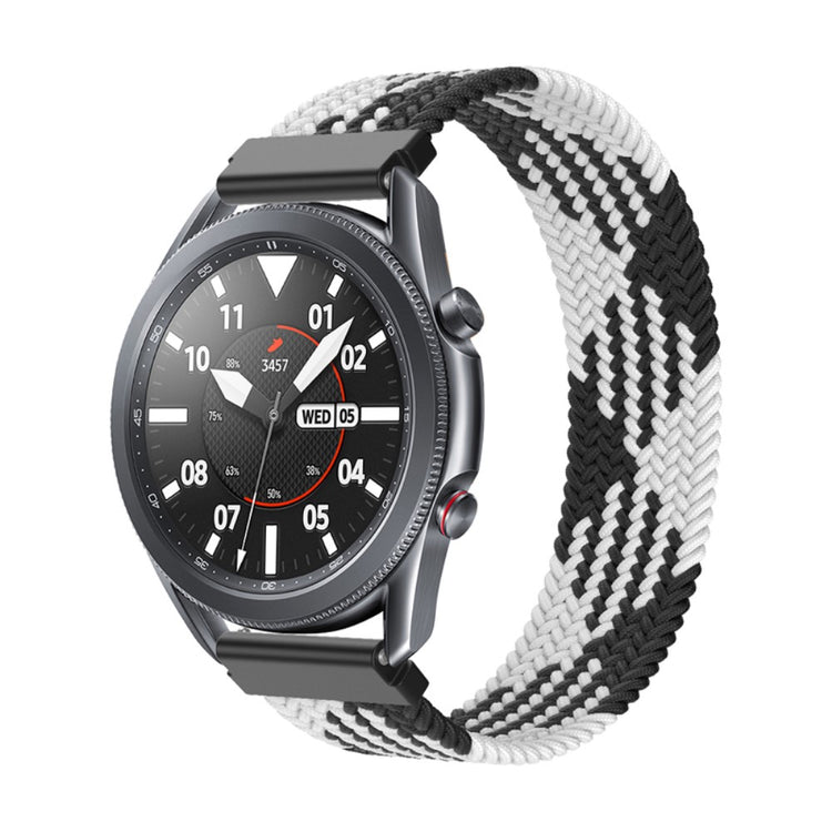Rigtigt fantastisk Samsung Galaxy Watch 3 (45mm) Nylon Rem - Størrelse: S - Hvid#serie_10