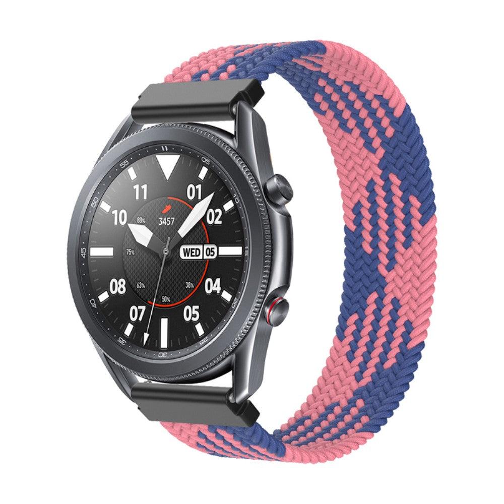 Rigtigt fantastisk Samsung Galaxy Watch 3 (45mm) Nylon Rem - Størrelse: S - Flerfarvet#serie_25