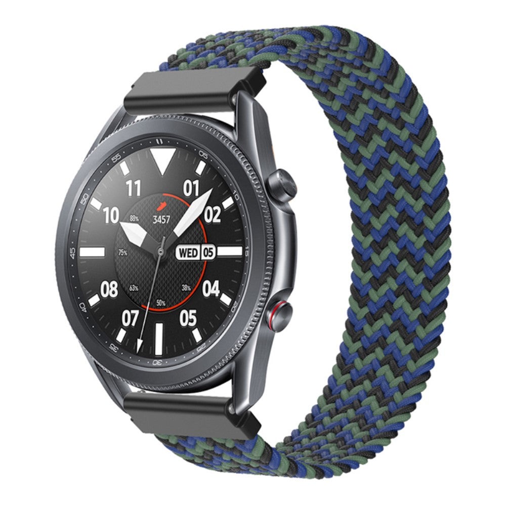 Super kønt Samsung Galaxy Watch 3 (45mm) Nylon Rem - Størrelse: XS - Flerfarvet#serie_13