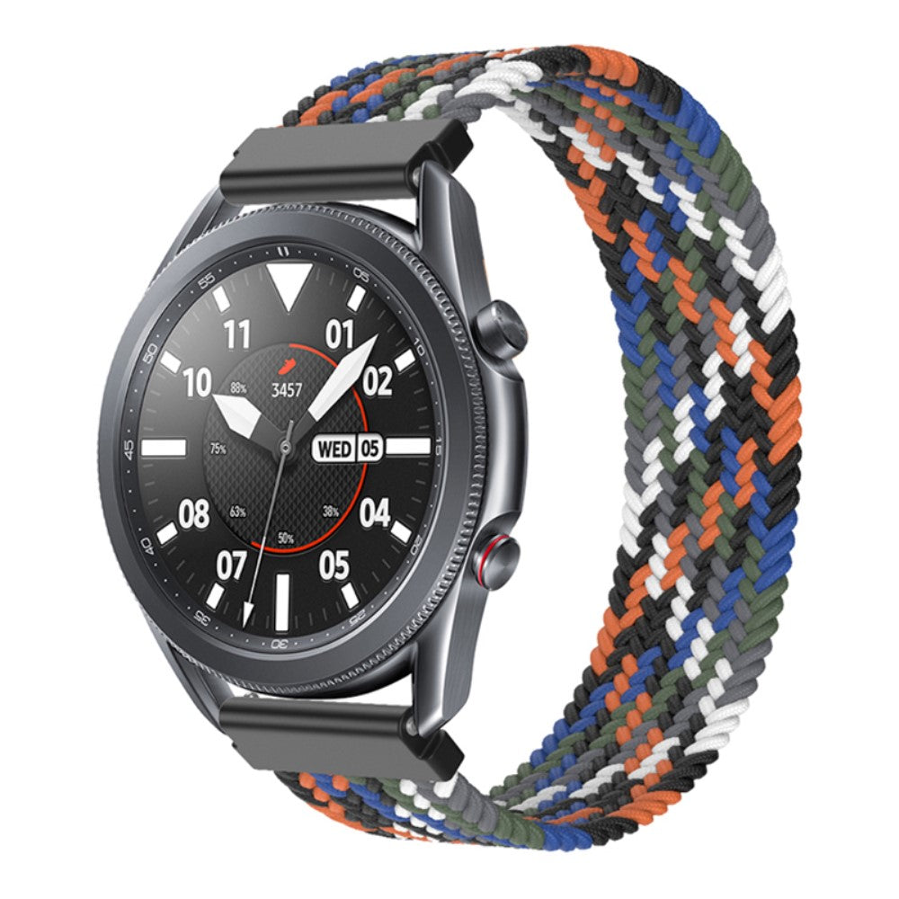 Super kønt Samsung Galaxy Watch 3 (45mm) Nylon Rem - Størrelse: XS - Flerfarvet#serie_17