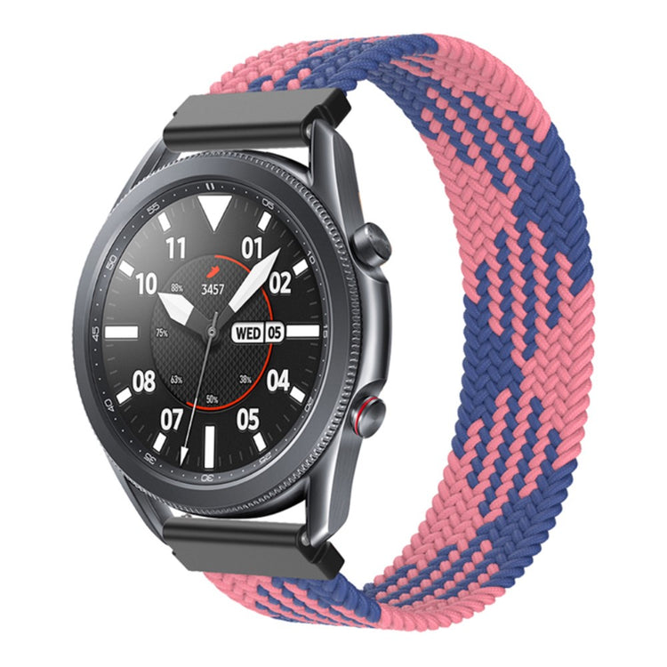 Super kønt Samsung Galaxy Watch 3 (45mm) Nylon Rem - Størrelse: XS - Flerfarvet#serie_25