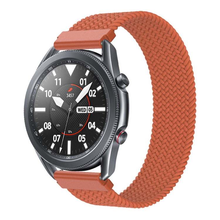 Super kønt Samsung Galaxy Watch 3 (45mm) Nylon Rem - Størrelse: XS - Orange#serie_7