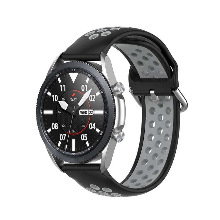 Solid Samsung Galaxy Watch 3 (41mm) Silikone Rem - Sort#serie_1