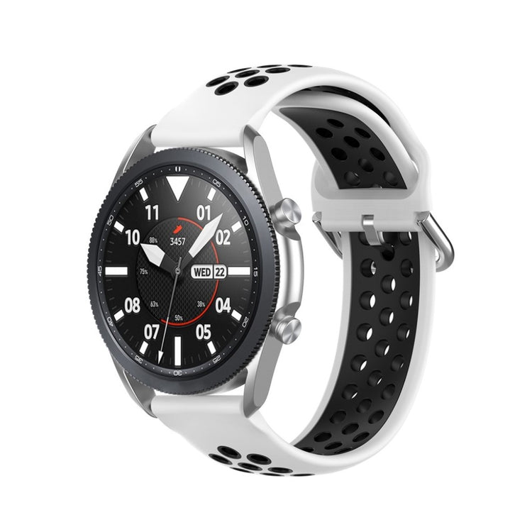 Solid Samsung Galaxy Watch 3 (41mm) Silikone Rem - Hvid#serie_3