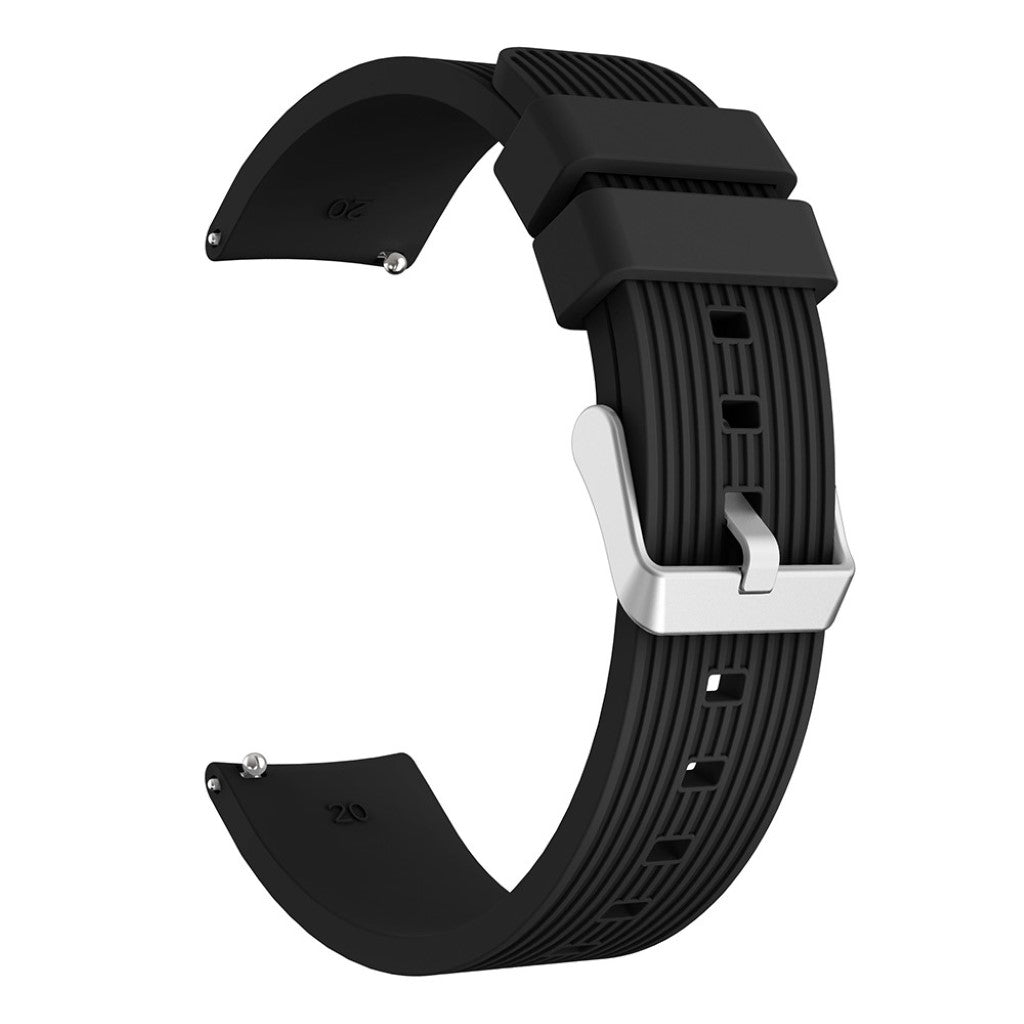 Rigtigt pænt Samsung Galaxy Watch 3 (41mm) Silikone Rem - Sort#serie_1