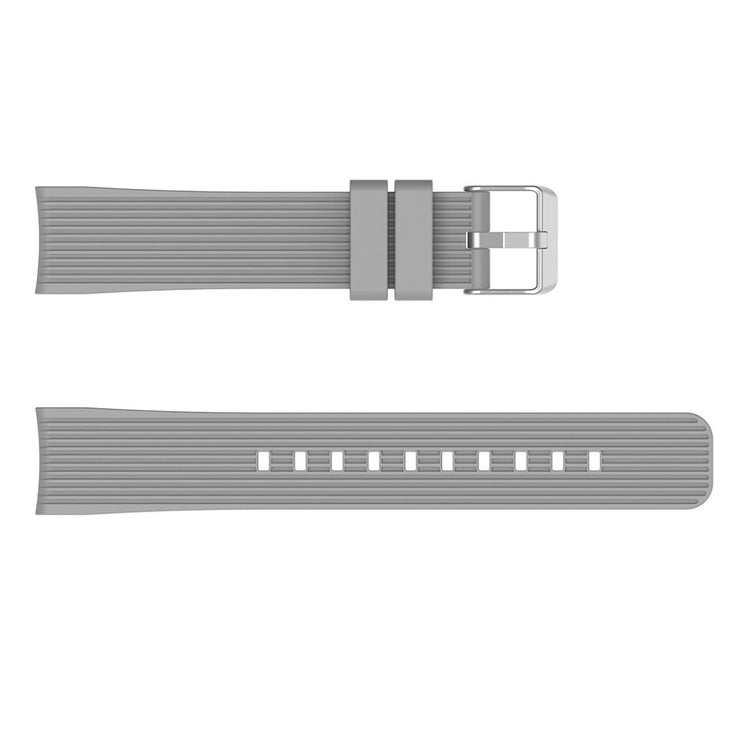 Rigtigt pænt Samsung Galaxy Watch 3 (41mm) Silikone Rem - Sølv#serie_5