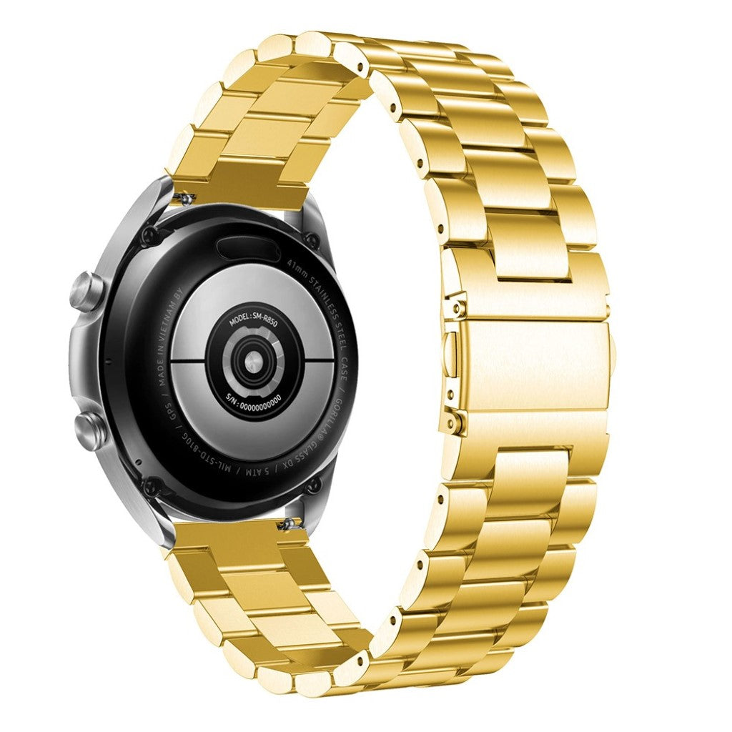 Helt vildt smuk Samsung Galaxy Watch 3 (41mm) Metal Rem - Guld#serie_1
